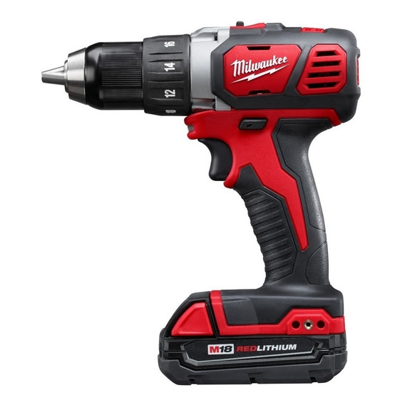 Rotomartillo electroneumático Milwaukee 2607-22CT inalámbrico rojo y negro