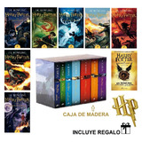 Saga 8 Libros Harry Potter / J K Rowling Caja Premium Madera