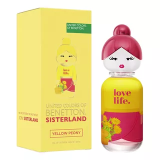 Perfume Benetton Sisterland Yellow Peony Edt 80 Ml Mujer