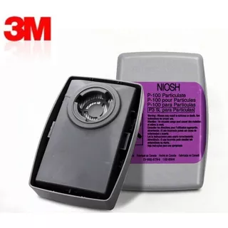 1 Par De Filtros 3m Original Cartucho 7093 Proteccion P100 