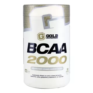Bcaa 2000 - Gold Nutrition - Aminoácidos Ramificados 120 Tab Sabor Sin Sabor