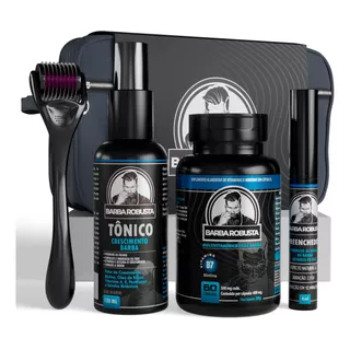 Produto Crescer Barba Tonico Dermaroller Remedio Preenchedor