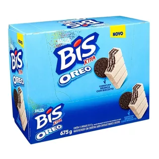 Bis Oreo Cx (650g 15un C/45g) Rech Com Chocolate  Rech Duplo