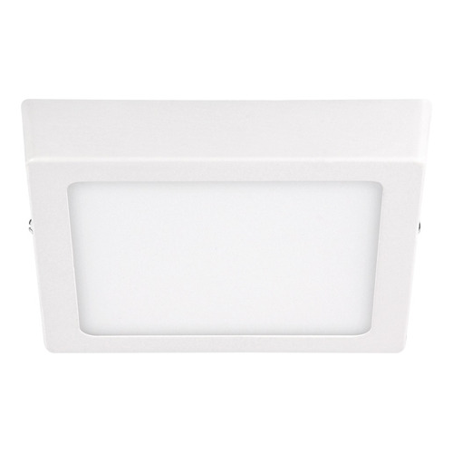 Luminario Led Sobreponer Cuadrado 12 W Surtek Color Blanco