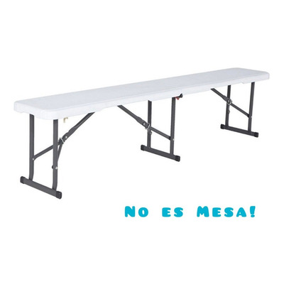 Banca Plegable Asiento Grada 180x28x43 Cm Exterior