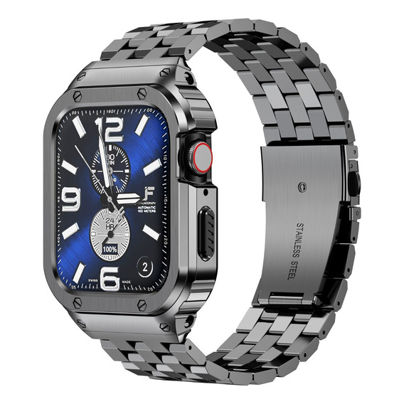 Correa + Funda De Acero Para Apple Watch Ultra 8 7 Se 6 5 4