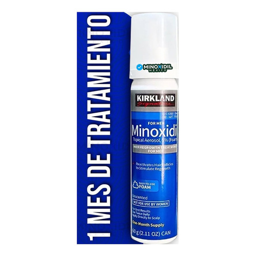 Minoxidil 5% Espuma Foam 1 Mes Tratamiento