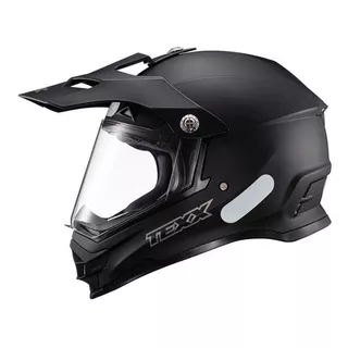 Capacete Motociclista Texx Carcara Preto Fosco Cross Trail Tamanho Do Capacete 62