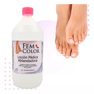 Locion Ablandadora 1000ml X 6und Pedica Podologia Femcolor