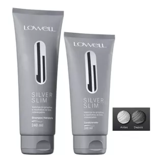 Lowell Kit Matizador Silver Slim Shampoo Condicionador Preço