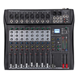 Dt8 Mezclador Profesional Consola De Tablero De Sonido 8 Can