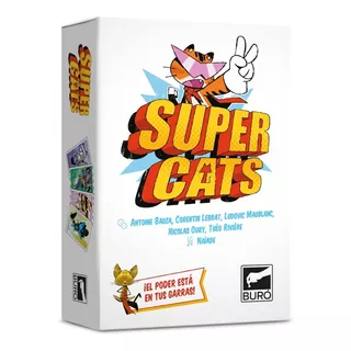Juego De Mesa Cartas Super Cats Bureau De Juegos Orig Buro