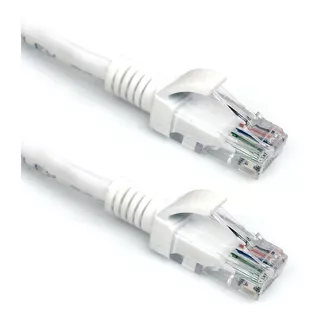 Cabo De Rede 10 Metros Internet Rj45 Cat6 Ultra Velocidade Cor Branco