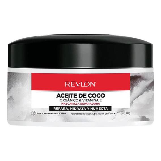 Mascarilla Para Cabello Revlon Con Aceite De Coco 300 G