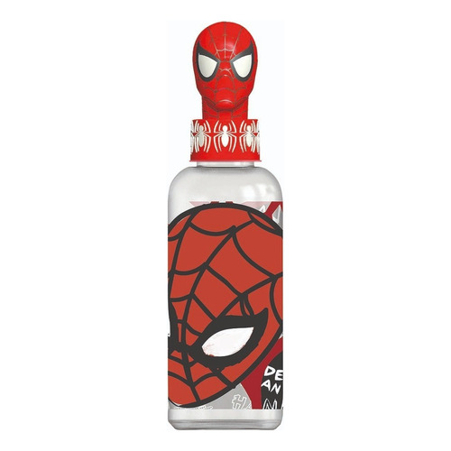 Botella De Agua Tritan Con Figura Spiderman 560 Ml Cresko Color Spider Man