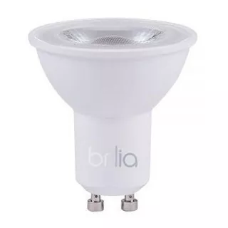 Lâmpada Led Mr16 4w Bivolt Gu10 Branco Quente 2700k Brilia Cor Da Luz Branco-quente 110v/220v