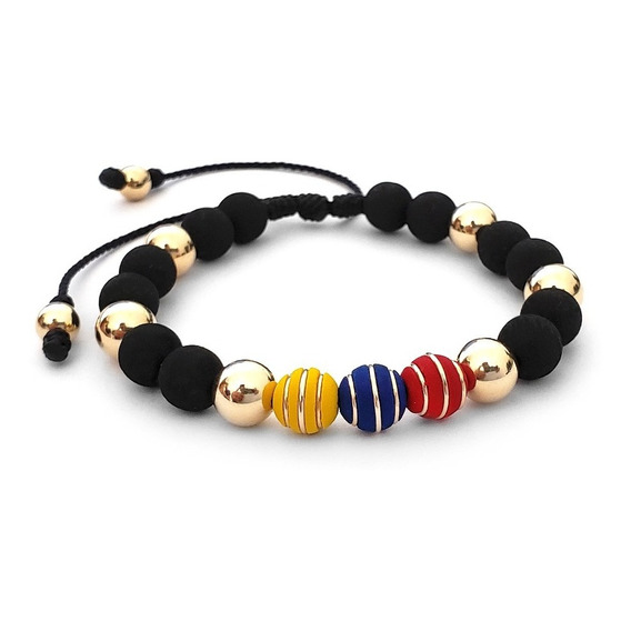 Pulsera Neopreno Colombia Oro Laminado 18k Iconic Store