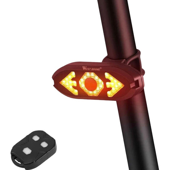 Led Trasero Bicicleta Señalizador West Biking Original