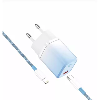 Fonte Turbo Usb-c 20w + Cabo Compatível P/ iPhone 11/12/13