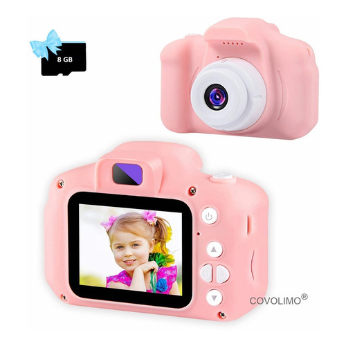 Mini Cámara Digital Infantil Color Rosa