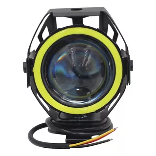 Mini Faro Led Ojo De Ángel Para Carros Y Motos Dos Tonos 