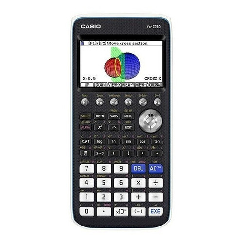 Graficadora De Funciones Casio Fx-cg50 Calculadora Científic Color Blanco