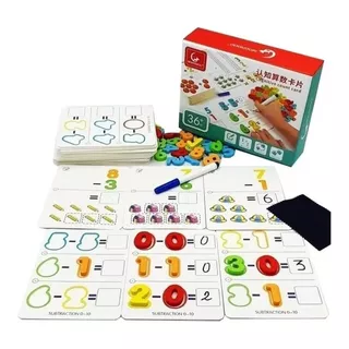 Juego Didáctico Conteo Cognitivo Aprende Matemática Niños