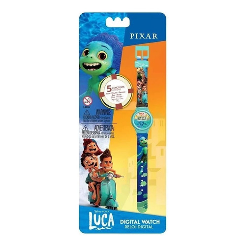Luca - Reloj En Blister Digital - Larj6 Color de la correa Azul