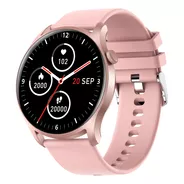 Reloj Inteligente Smartwatch Rosado Deportivo Mujeres 