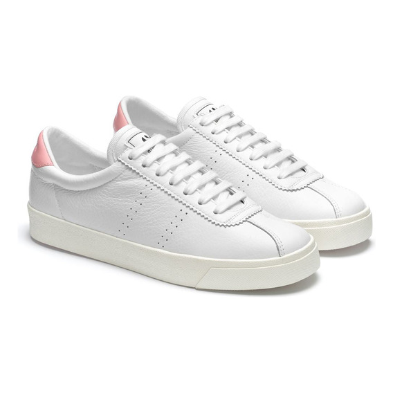 Zapatilla 2843 Club S Comfort Leather Afy-white-pink