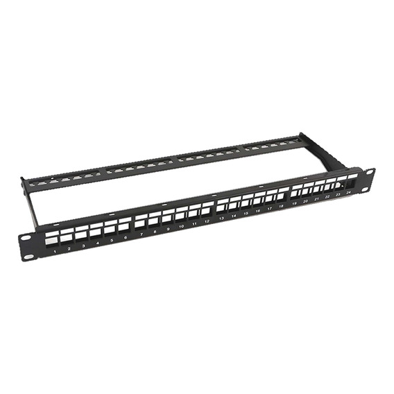 Patch Panel Modular De 24 Puertos Sin Blindaje