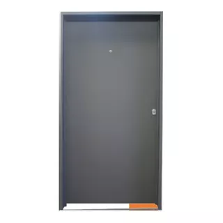 Puertas Exterior Frente Inyectada De Chapa Lisa 100 X 200 Color Gris Grafito Anti-oxido