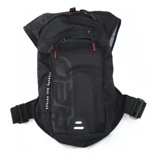 Mochila Hidratação Red Dragon Space 3 Lts Trilhas Motocross Cor Preto Desenho Do Tecido Liso