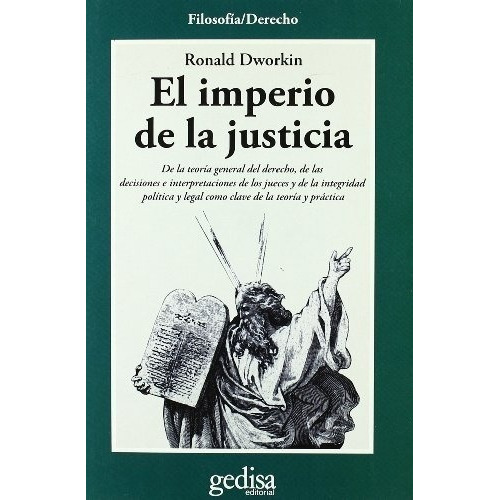 El Imperio De La Justicia   - Dworkin, Ronald, De Dworkin, Ronald. Editorial Gedisa En Español