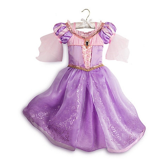 Disfraz Princesa Rapunzel Disney Store Original T7-8 Y 9-10