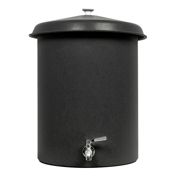 Ecofiltro Dispensador Y Filtro De Agua Peltre Grande 27l Color Negro