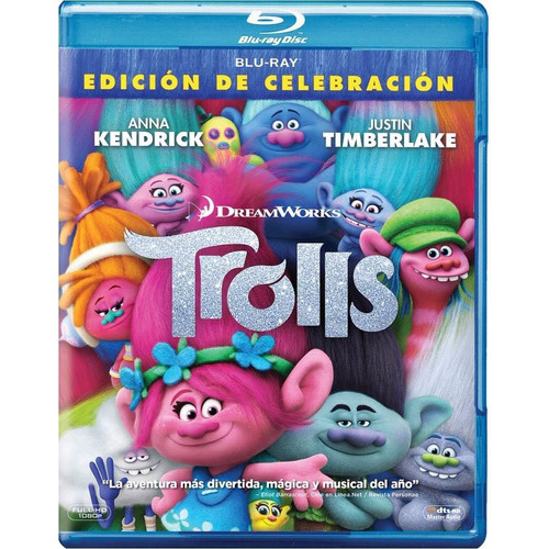 Trolls Edicion De Celebracion Pelicula Blu-ray