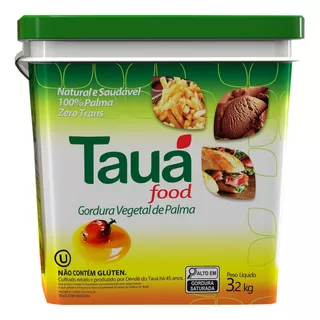 Gordura Vegetal De Palma Tauá - Balde 3,2kg