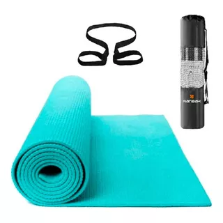 Colchoneta Mat Yoga Nbr 10mm Ranbak 732 Bolso + Correa Turqu