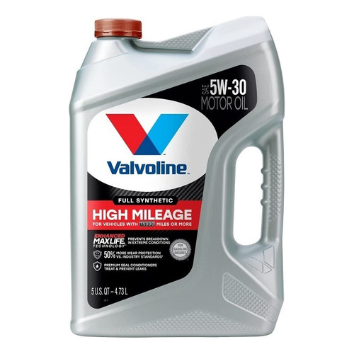 Aceite Valvoline 5w30 High Millage (sintetico) Usa X 4.73l