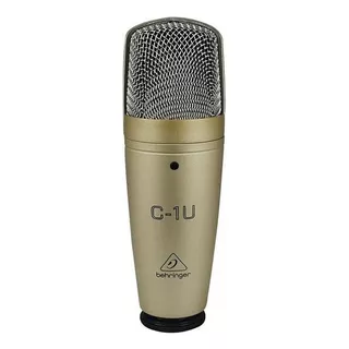 Micrófono Behringer C-1u Condensador Cardioide Color Dorado