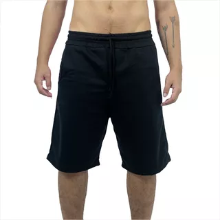 3 Bermudas Moletinho Moletom Moleton Shortes Bermuda Treino 