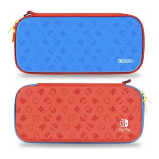 Estuche Para Nintendo Switch/oled De Diseño Azul/rojo