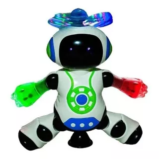 Robo De Brinquedo Dança, Canta, Show De Luzes Pronta Cor Azul Personagem Robocoptero