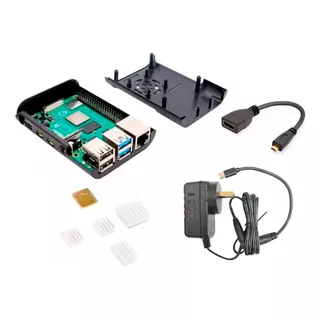 Raspberry Pi 4 8gb Element14 + Fuente + Gabinete + Disipador