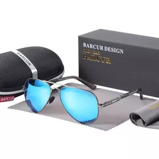 Gafas Polarizadas De Sol Piloto Para Hombre Barcur