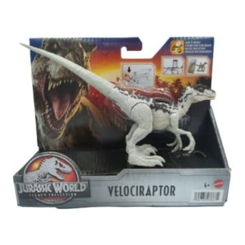 Velociraptor Blanco Jurassic World Legacy Matel Scan Code