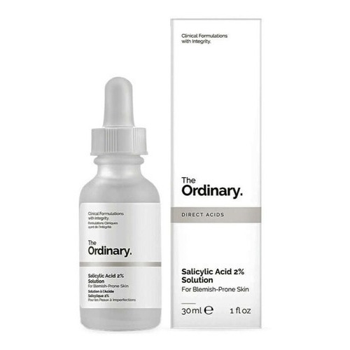 Sérum Salicylic Acid 2% solution 30 ml The Ordinary Direct Acids para piel con tendencia acneica de 30mL 18+ años