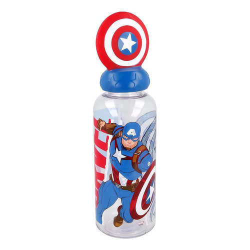 Botella Con Tapa A Rosca Capitán América Marvel Avengers