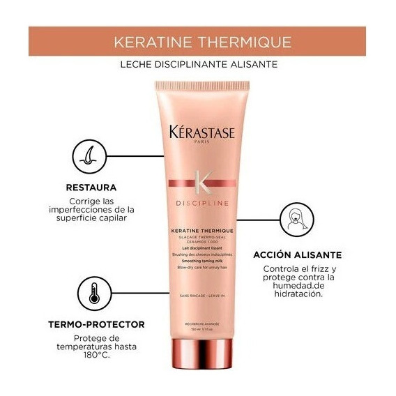 Termo-protectora Anti-frizz Keratine Discipline /  Kerastase